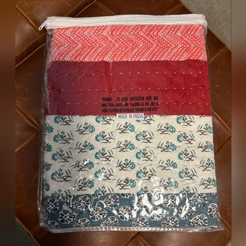 Sundance Patchwork Melody Euro Sham NWT